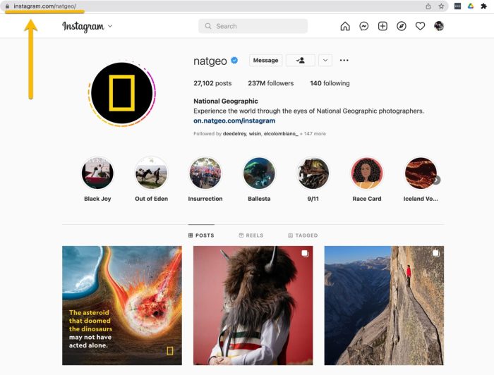 Cara Mengetahui Url Instagram Sendiri