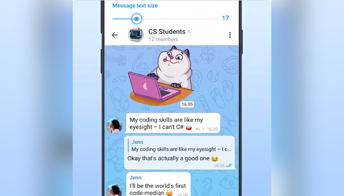 Cara Mengubah Font Di Telegram