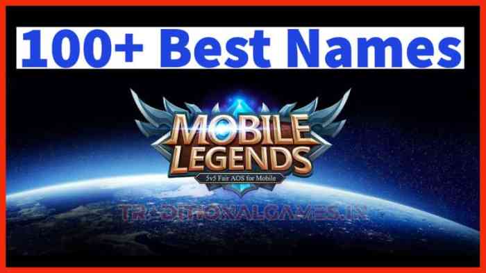 Nama Mobile Legend Keren Simbol