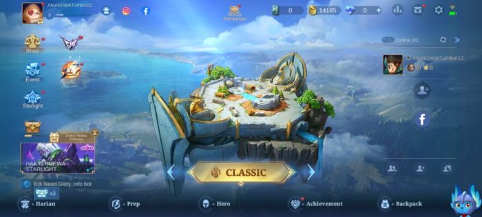 Cara Menyembunyikan Status Online Di Mobile Legend