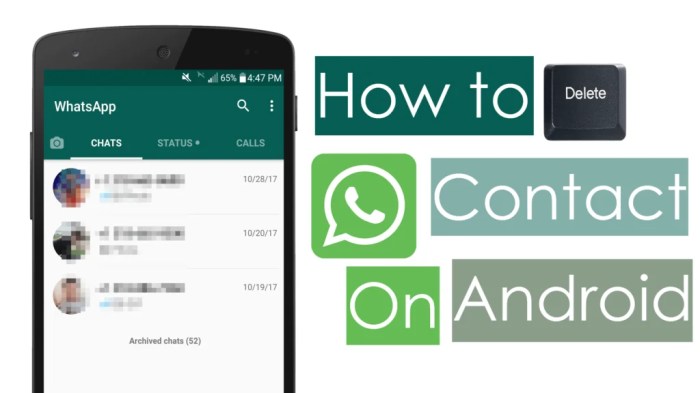 Cara Hapus Kontak Whatsapp Yang Tidak Bisa Dihapus