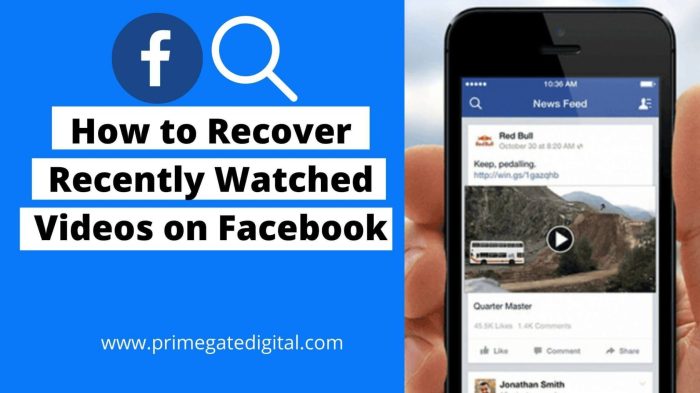 Cara Melihat Video Terakhir Ditonton Di Facebook