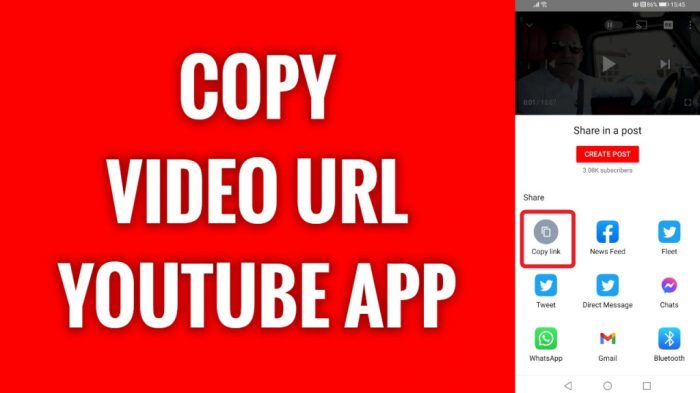 Cara Copy Link Youtube Sendiri