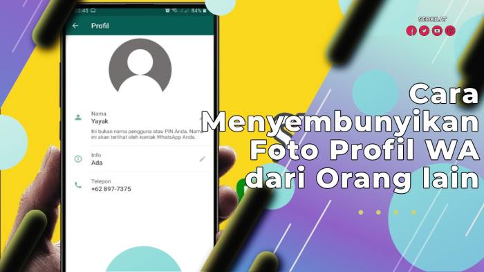 Cara Menghapus Foto Profil Teman Di WA