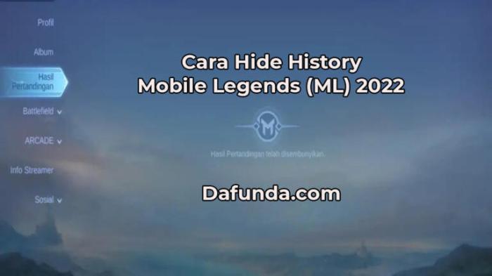 Cara Menyembunyikan Status Online Di Mobile Legend