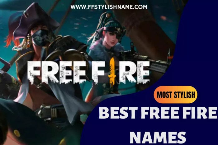 Nama Free Fire Yang Cantik