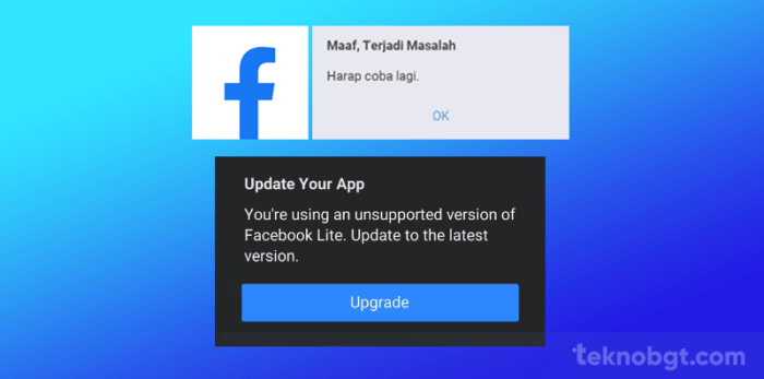 Fb Lite Tidak Bisa Dibuka Pake Data Seluler