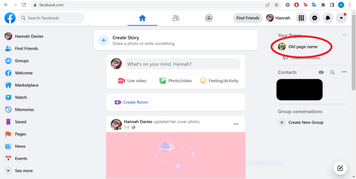 Cara Ganti Nama Facebook Lite