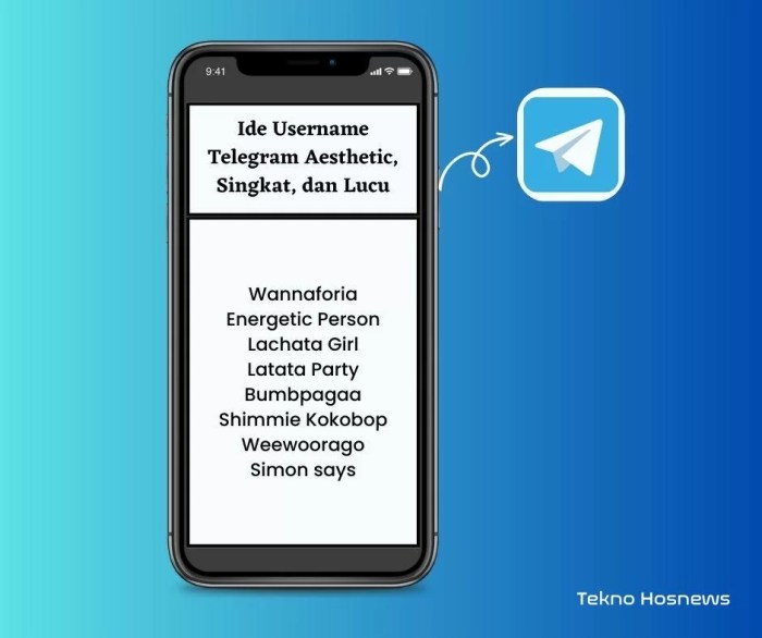 Nama Id Telegram Yang Aesthetic